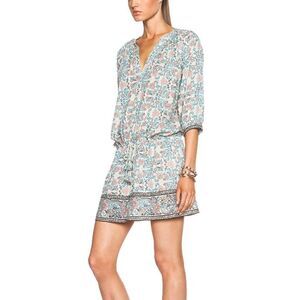 Ulla Johnson Jaipur light floral cotton dress size 4